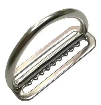 Anilla D 90 grados chica (D-Ring) acero inoxidable 50mm