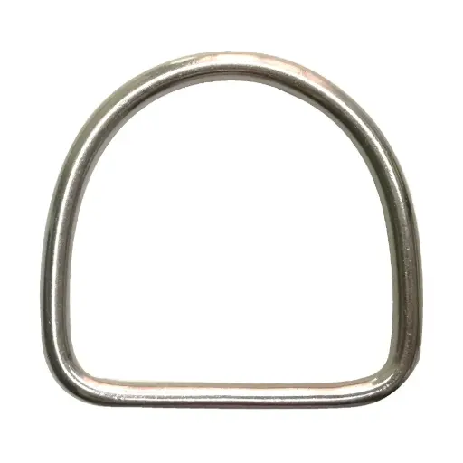 Anilla D (D-Ring) acero inoxidable 50mm